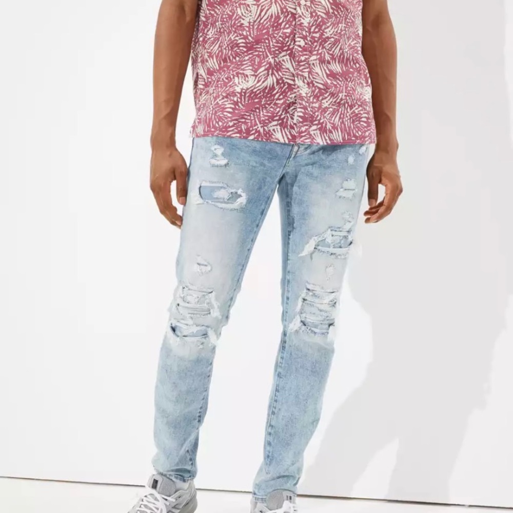 AE AirFlex+ Patched Skinny Jean